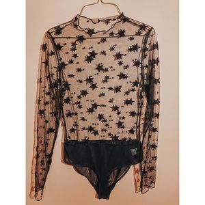 ☆NWOT Shein Mesh Bodysuit ☆